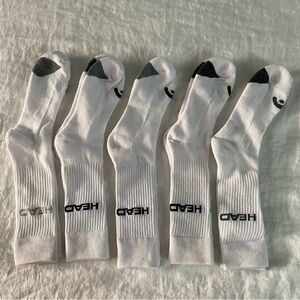 Brand New Men’s 5 Pairs Thick White Socks